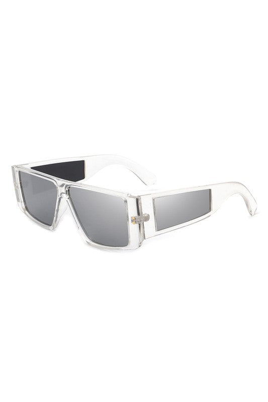 Retro Rectangle Flat Top Fashion Sunglasses