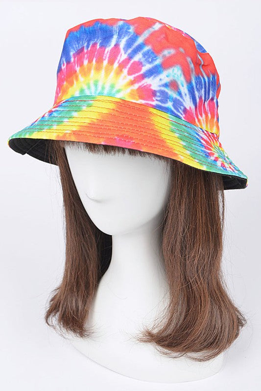 Tie Dye Reversible Bucket Hat