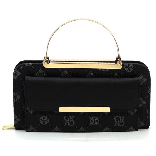 Monogramm Crossbody Bag Clutch Wallet