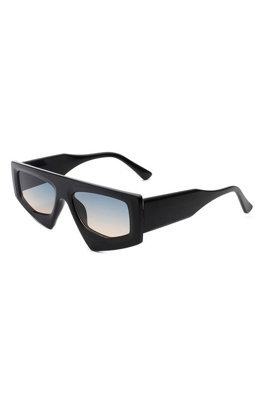 Rectangle Irregular Retro Geometric Sunglasses