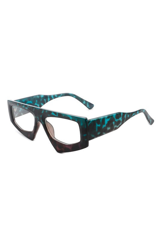 Rectangle Irregular Retro Geometric Sunglasses