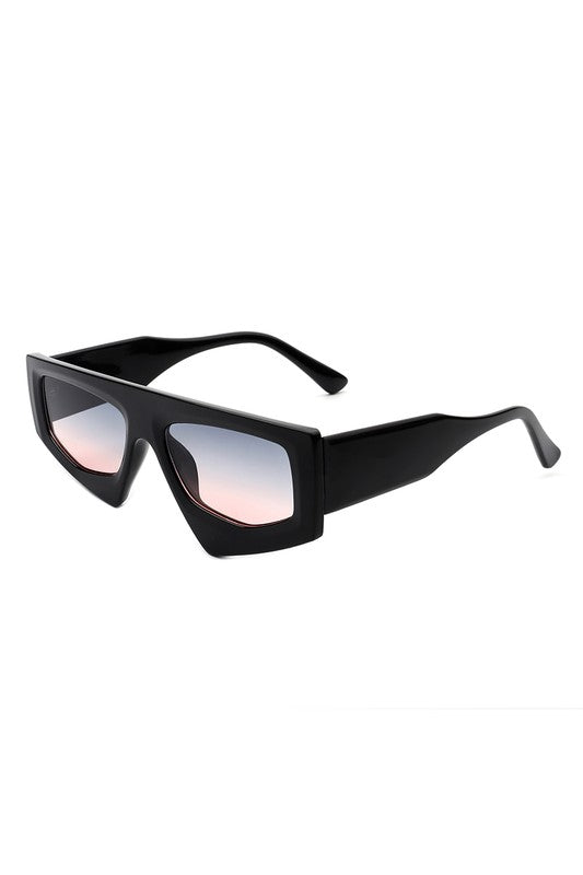 Rectangle Irregular Retro Geometric Sunglasses