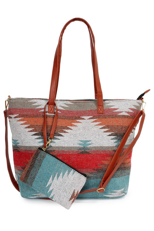 Western Aztec Large Weekender Bag