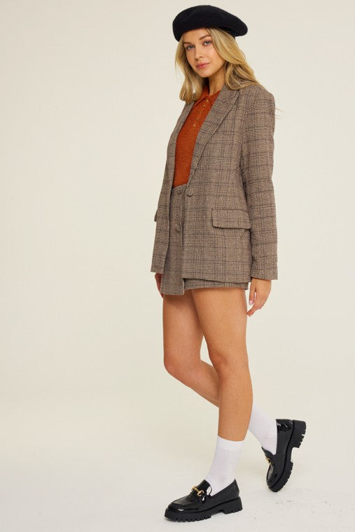 Plaid Blazer