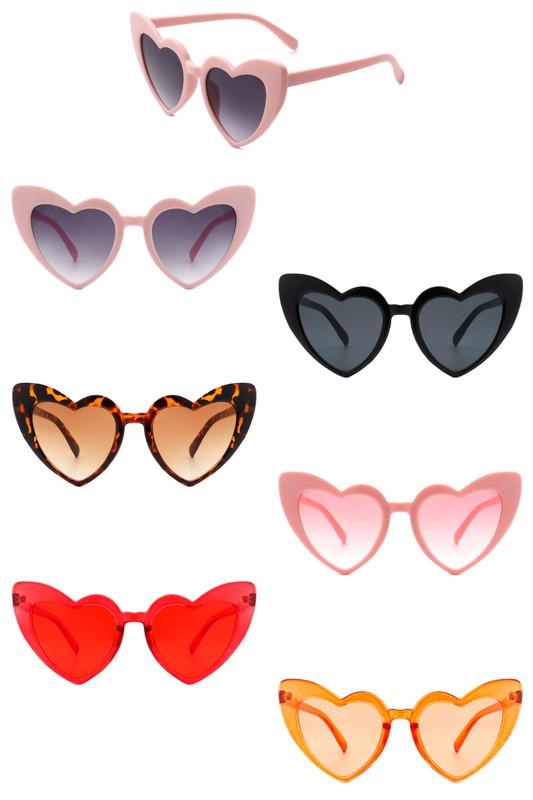 Oversize Heart Shape Fashion Sunglasses