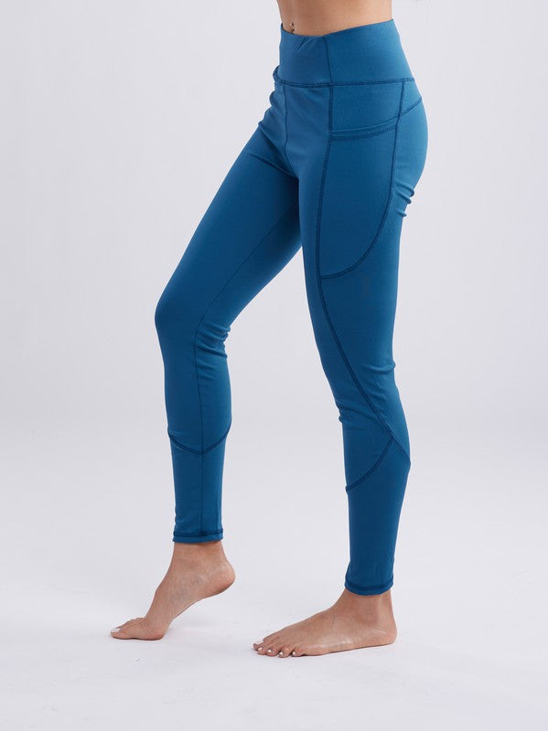 High-Waisted Classic Gym Leggings w Pockets