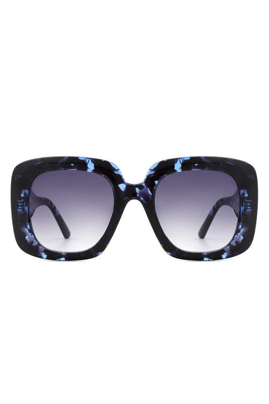 Retro Square Oversized Chunky Fashion Sunglasses