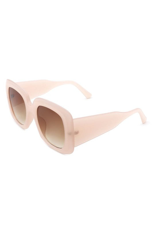 Retro Square Oversized Chunky Fashion Sunglasses