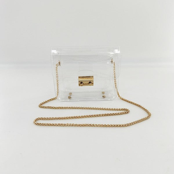 See through Clear Crossbody Bag