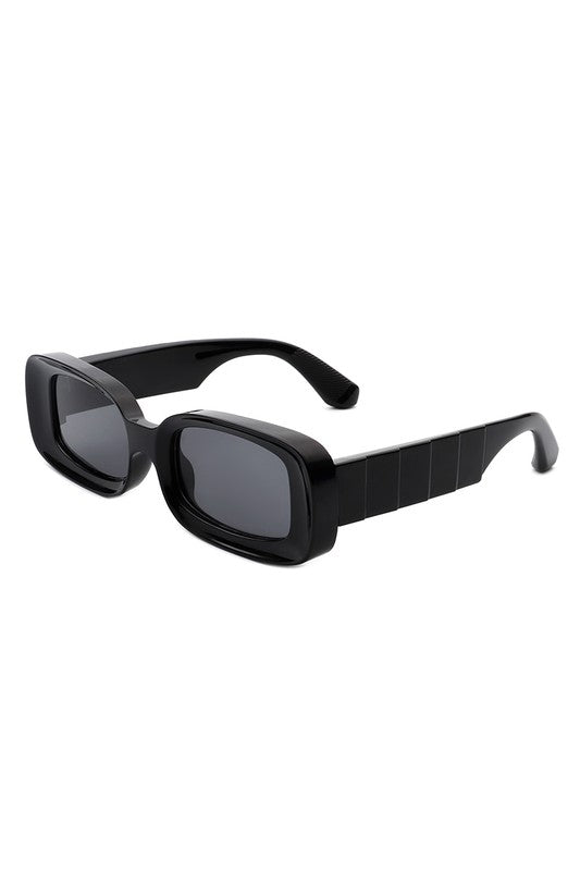 Rectangle Narrow Retro 90s Square Sunglasses