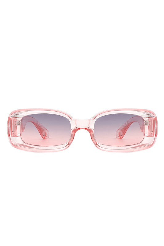 Rectangle Narrow Retro 90s Square Sunglasses