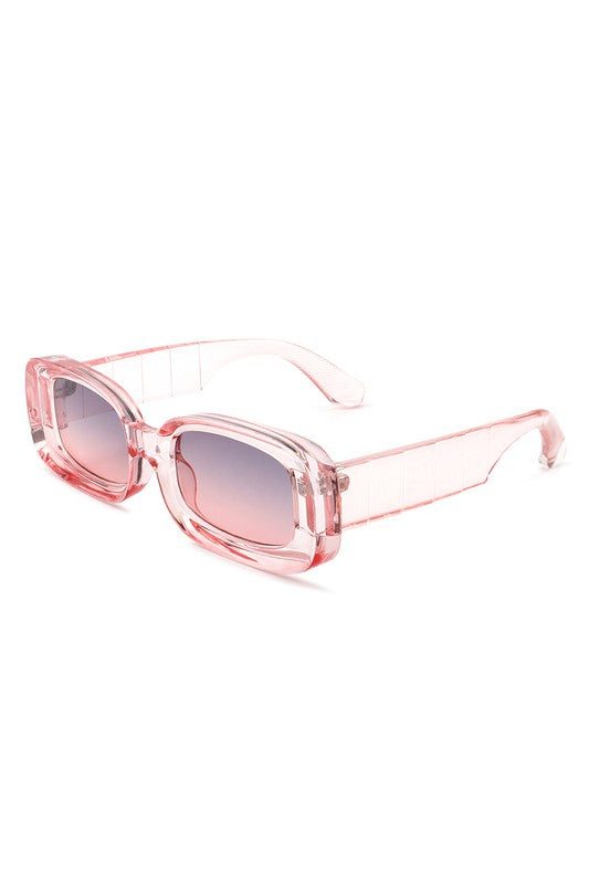 Rectangle Narrow Retro 90s Square Sunglasses