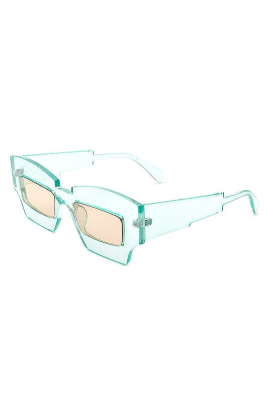 Futuristic Square Tinted Fashion Sunglasses