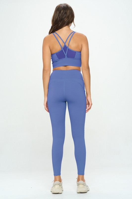 Activewear Set Top and Leggings