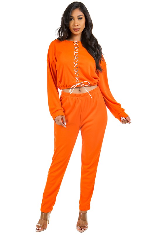 TOP TWO PIECE PANT SET