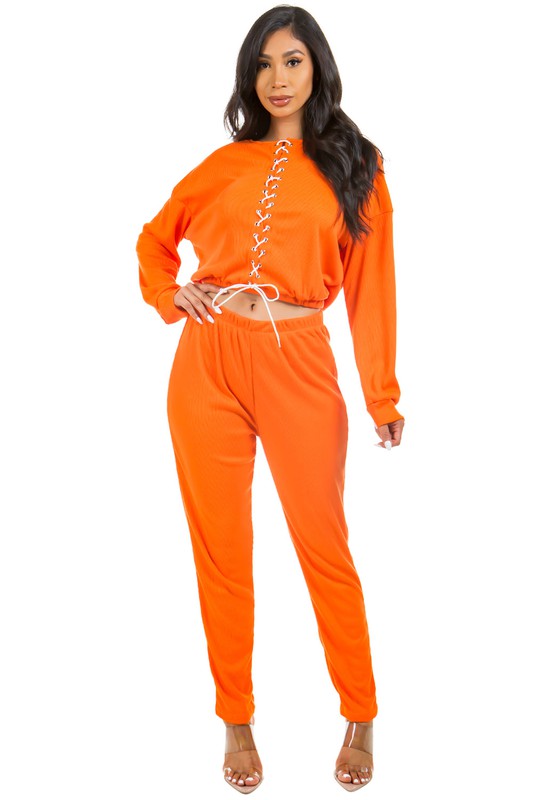 TOP TWO PIECE PANT SET