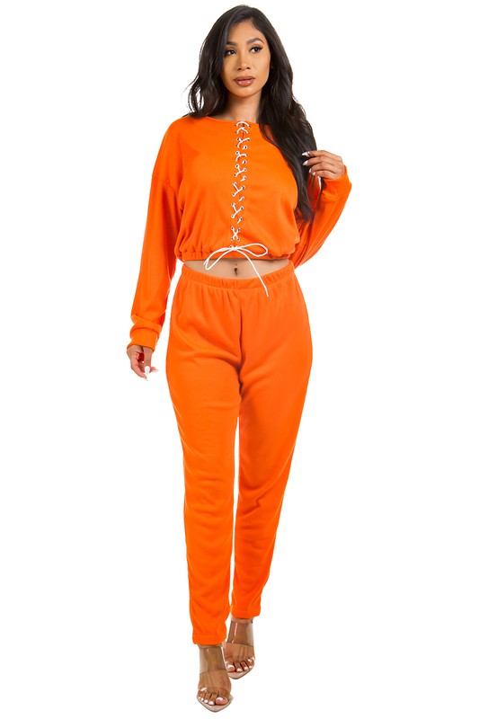 TOP TWO PIECE PANT SET