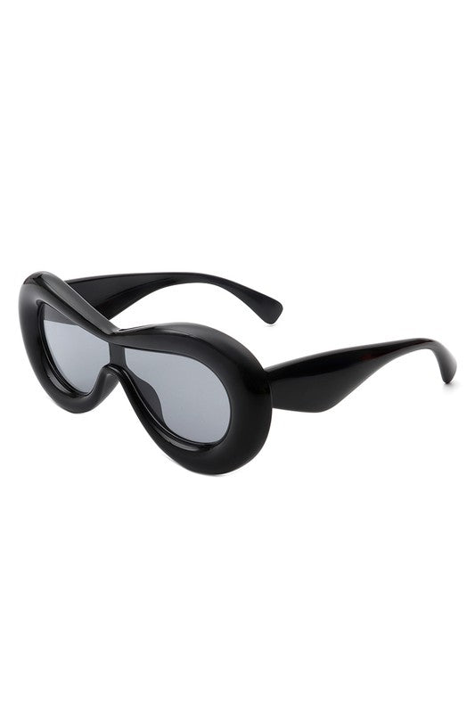 Oversize Retro Oval Modern Chic Fashion Sunglasses