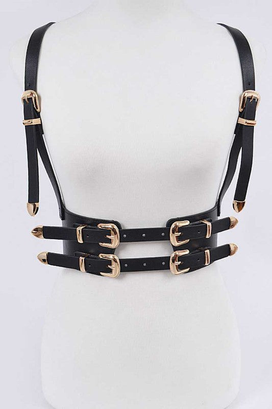 Buckle Suspender Corset Belt