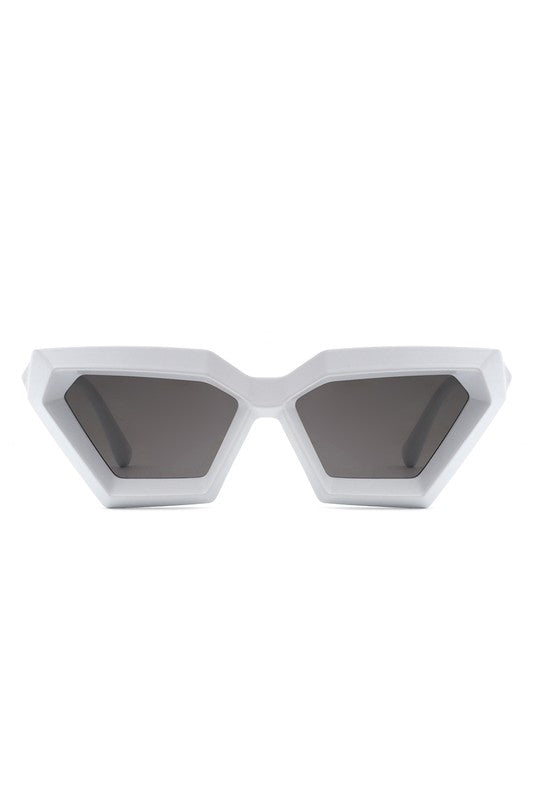 Retro Square Chunky Cat Eye Fashion Sunglasses