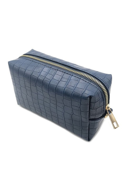 Crocodile PU Pouch Bag