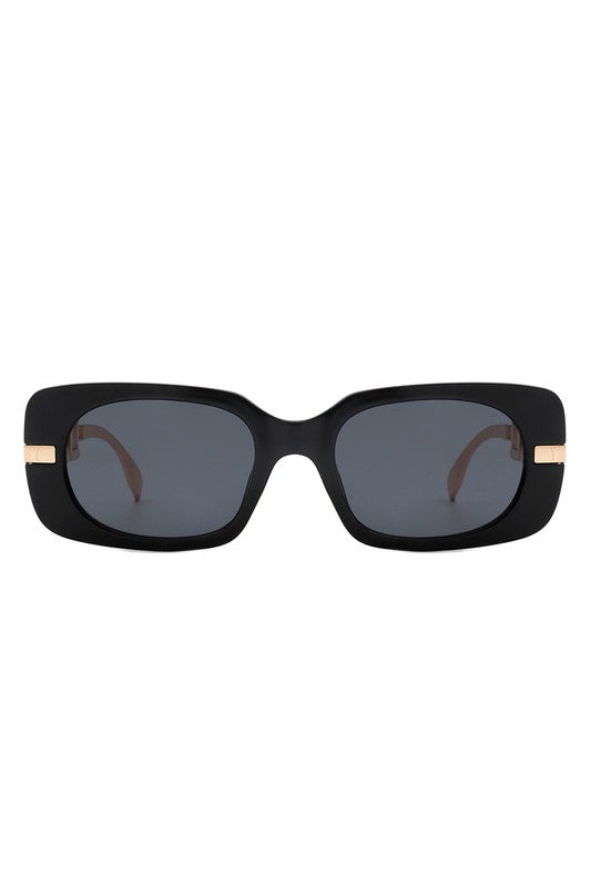 Square Chic Chain Link Design Fashion Sunglasses