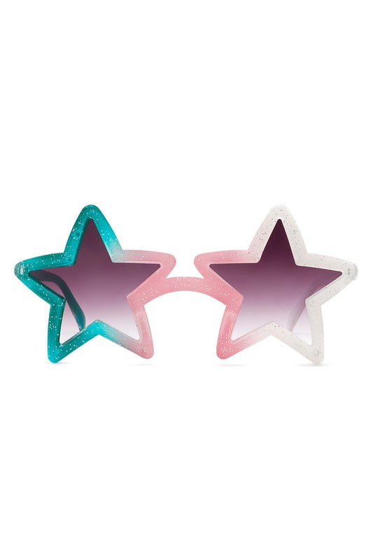 Glitter Star Shape Tinted Sunglasses