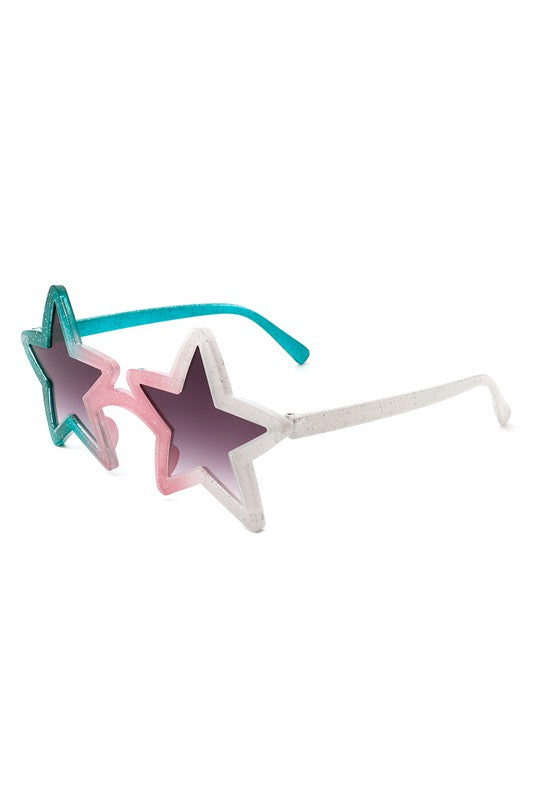 Glitter Star Shape Tinted Sunglasses