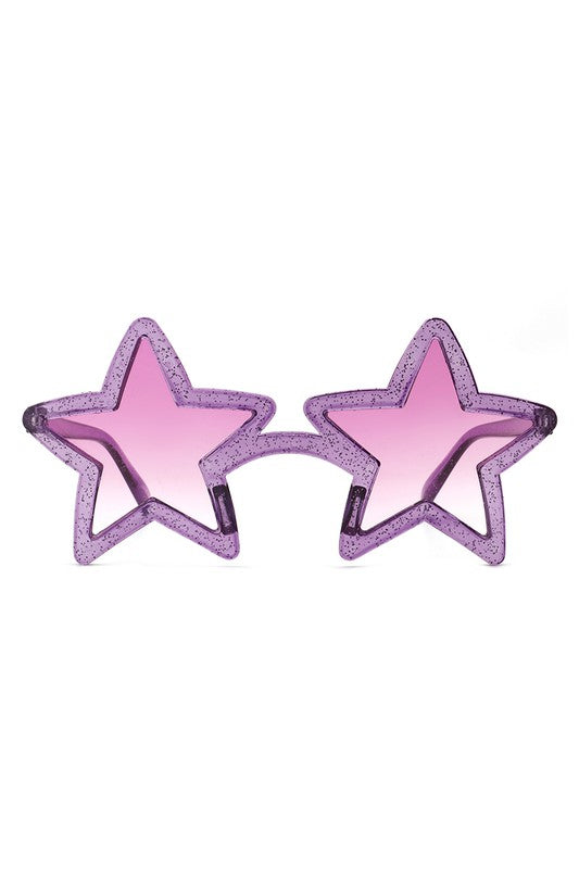 Glitter Star Shape Tinted Sunglasses