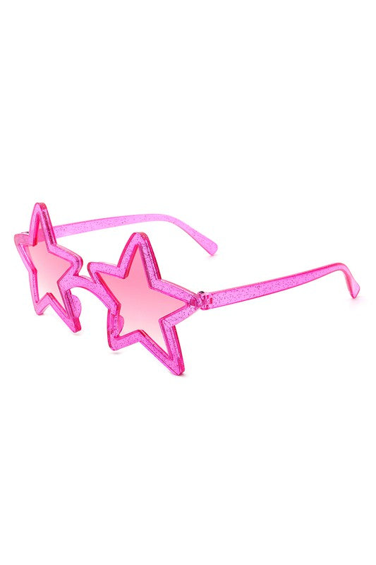 Glitter Star Shape Tinted Sunglasses