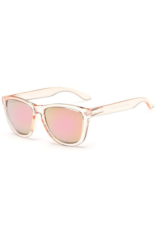 Retro Square Mirrored Sunglasses