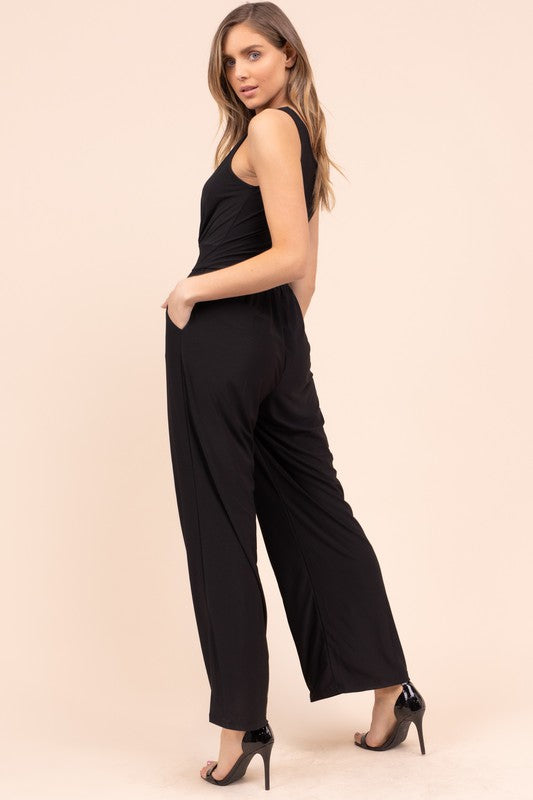 Vneck Jumpsuit