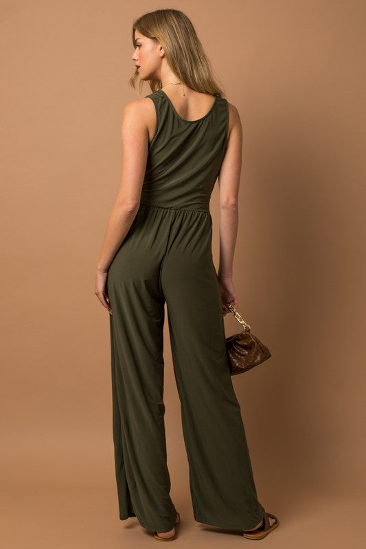 Vneck Jumpsuit