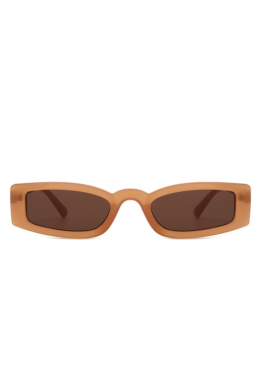 Rectangle Slim Retro Square Sunglasses