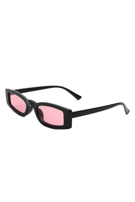 Rectangle Slim Retro Square Sunglasses