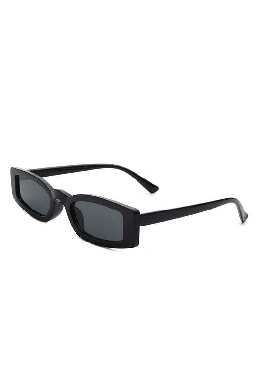 Rectangle Slim Retro Square Sunglasses