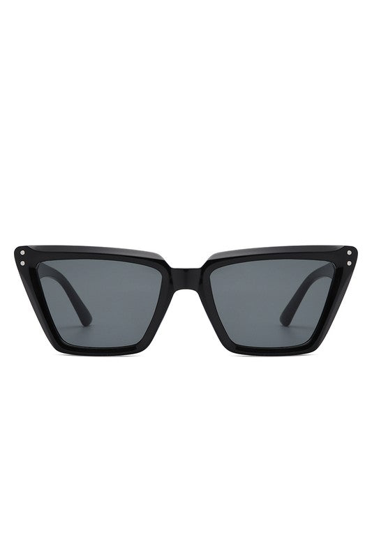 Square Retro Flat Top Cat Eye Sunglasses