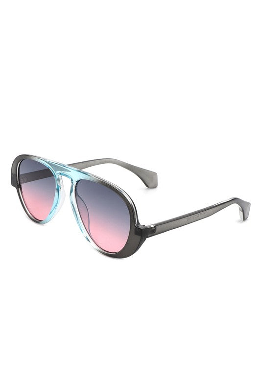 Futuristic Fashion Vintage Aviator Sunglasses