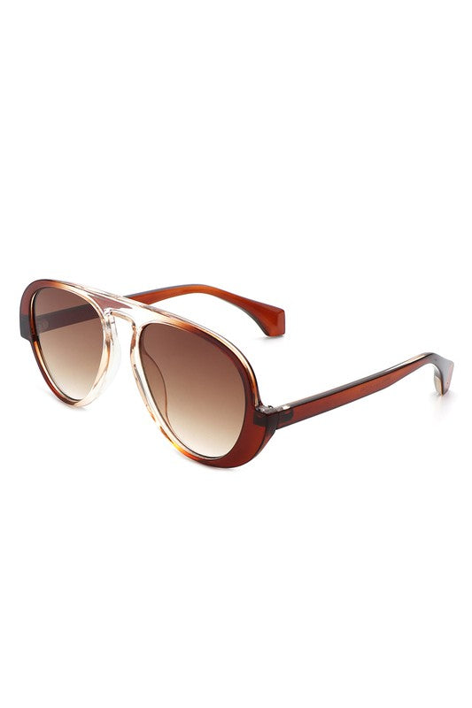 Futuristic Fashion Vintage Aviator Sunglasses