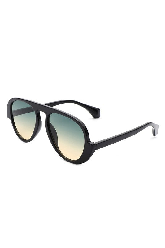 Futuristic Fashion Vintage Aviator Sunglasses