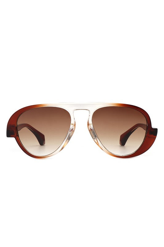 Futuristic Fashion Vintage Aviator Sunglasses