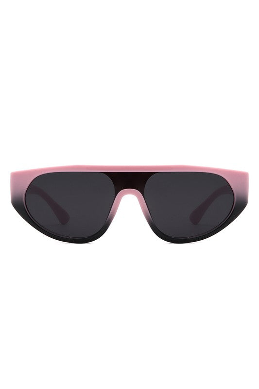 Round Flat Top Retro Fashion Sunglasses