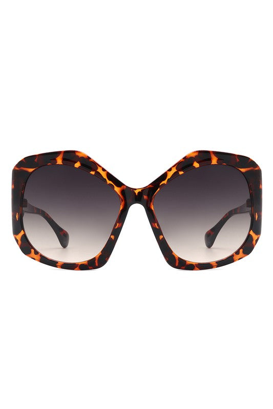 Oversize Geometric Fashion Square Sunglasses