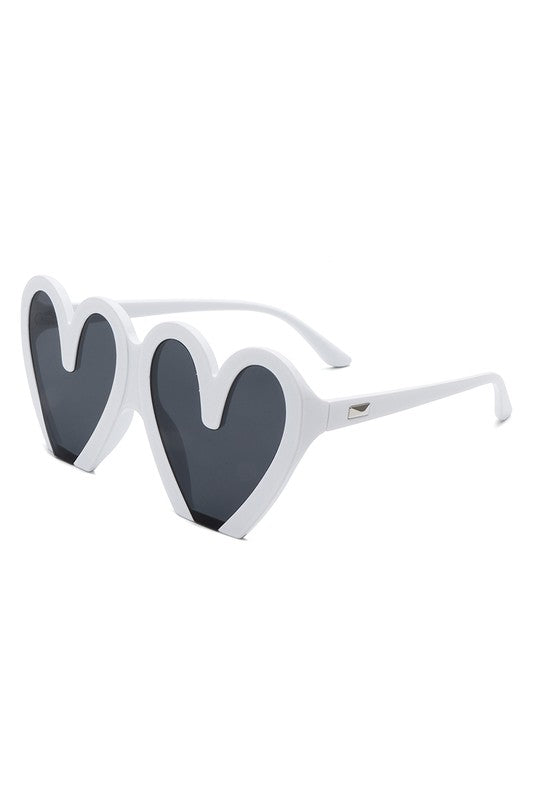 Heart Shaped Oversized Party Fashion Sunglasses