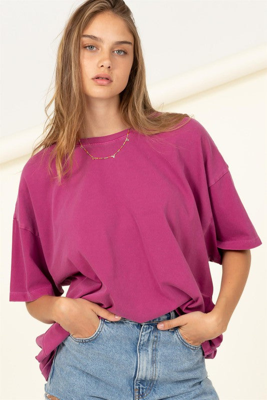 COOL AND CHILL OVERSIZED T-SHIRT