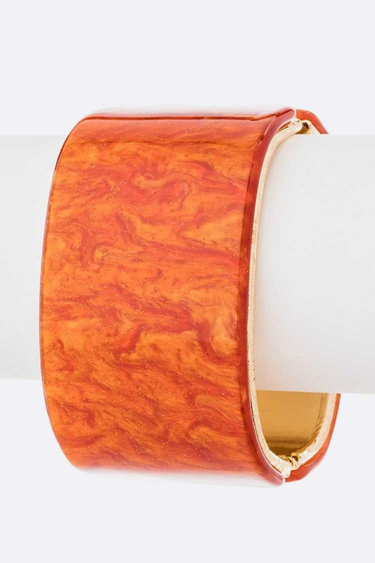 Glitter Effect Iconic Hinged Bangle