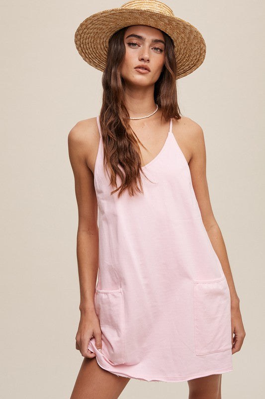 Sporty Mini Dress With Built in Romper Liner