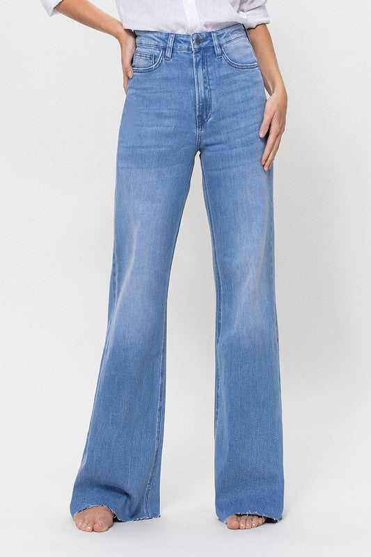 SUPER HIGH RISE WIDE LEG JEAN