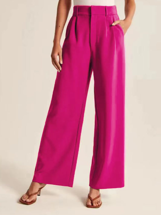 High Waist Wide Leg Pants