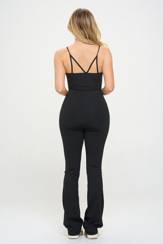 Active Flare Cami Jumpsuit Romper